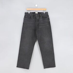 Todd Snyder Relaxed Selvedge Jean in Black Wash Size 32x30